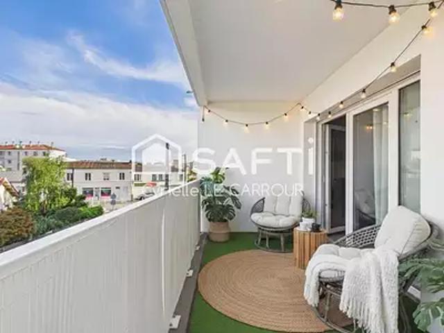 La Rochelle 17000 Achat / Vente appartement 3 pièces t3 terrasse balcon