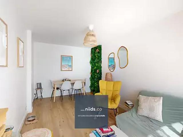 La Rochelle 17000 Achat / Vente appartement 3 pièces t3 au dernier étage parking