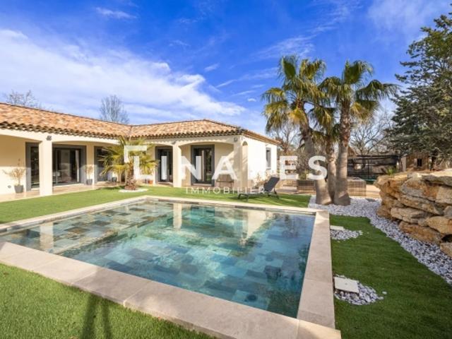 LA SAINTE BEAUME Villa T6 162m2 Piscine Terrain 1200m2 83640 LE PLAN D'AUPS