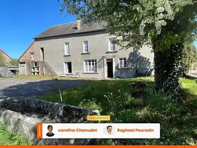 La Souterraine 23300 Achat / Vente maison 5 pièces t5 jardin cave