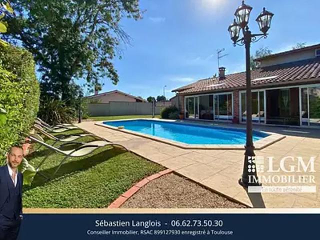 Lamasquère 31600 Achat / Vente maison 7 pièces t7 piscine terrasse