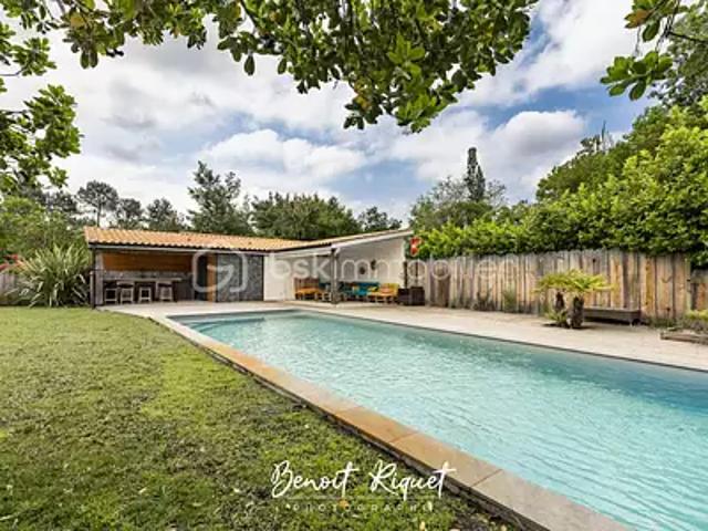 Lanton 33138 Achat / Vente maison 7 pièces t7 piscine terrasse