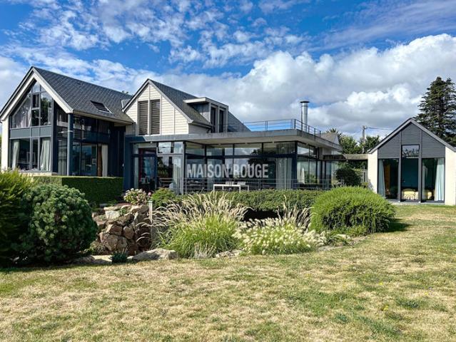 Lancieux Villa contemporaine d'architecte avec piscine, vue mer