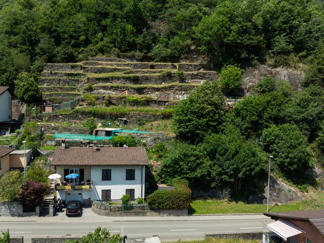 Land mit Blick auf Bellinzona