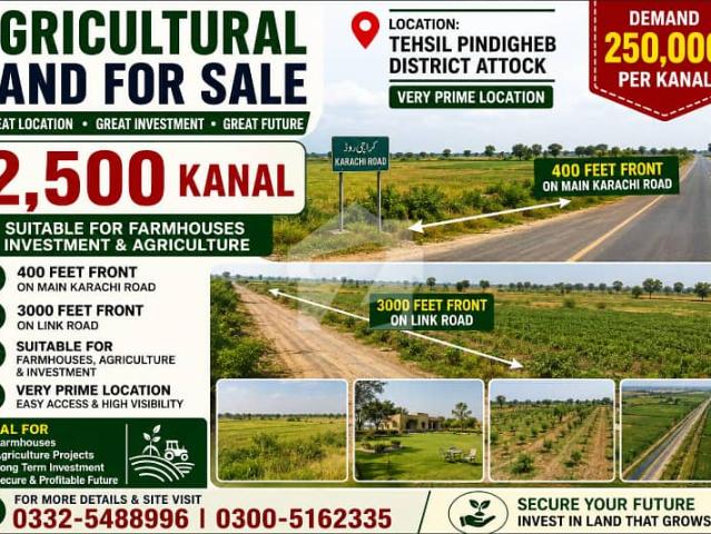 Land For Sale In Pindigheb Attock