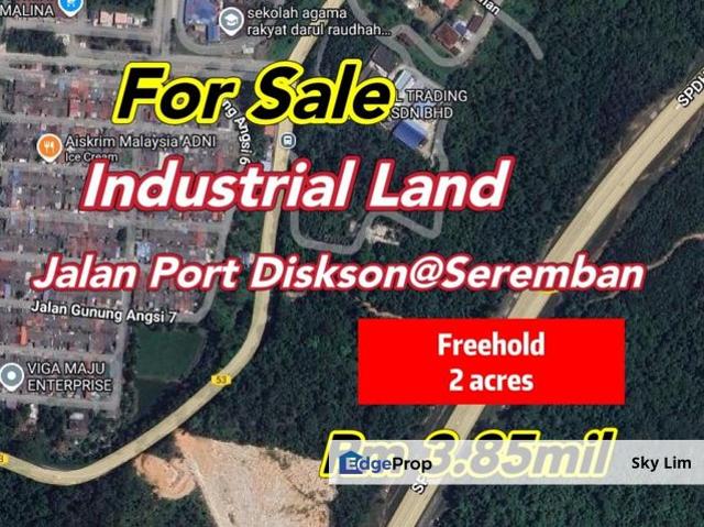 Land Jalan Port Diskson@ Seremban For
