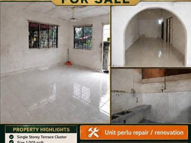 LANDED 1 STOREY Bandar Tun Razak Cheras KL FOR SALE