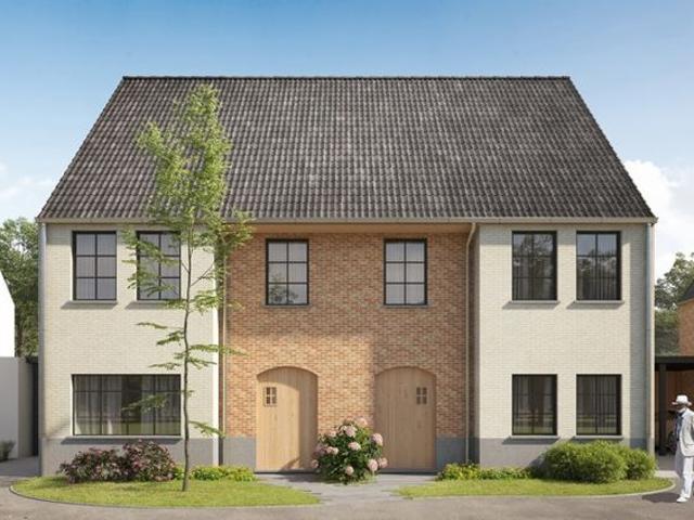 Landelijke, halfopen woning