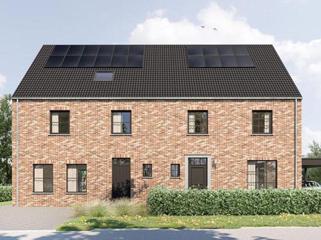Landelijke, halfopen woning