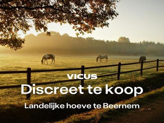 Landelijke hoeve met paardenvoorziening te Beernem op 1,37ha