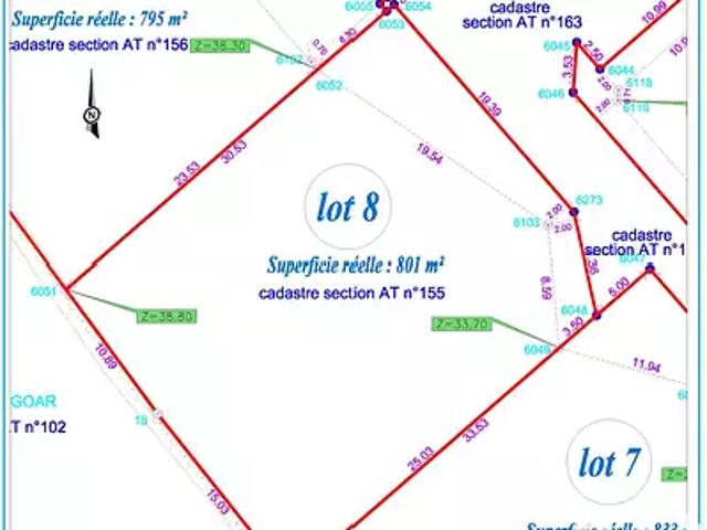 Landerneau 29800 Achat / Vente terrain