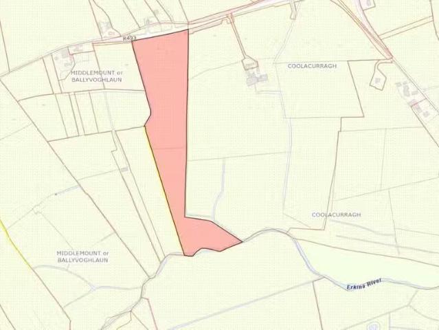 Lands Coolacurragh, Ballacolla, Co. Laois, LS