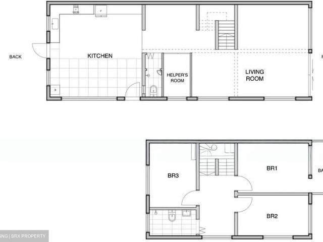 Lange 28 D19, Terrace