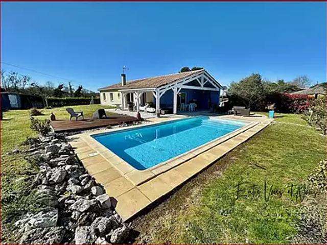 Langon 33210 Achat / Vente maison 4 pièces t4 piscine terrasse