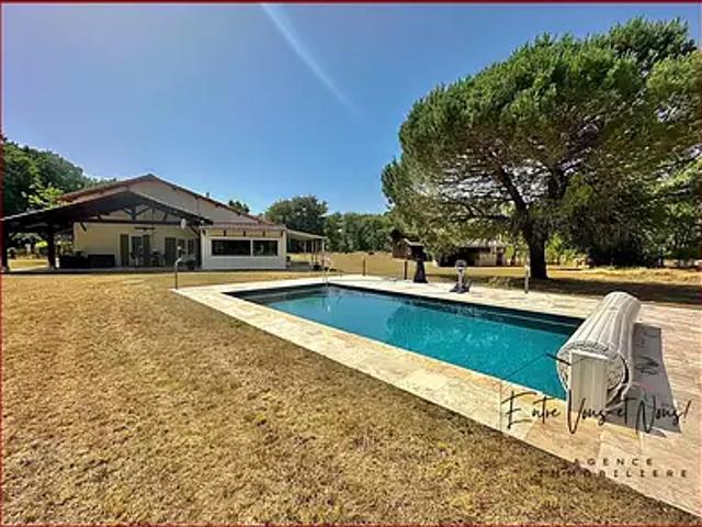 Langon 33210 Achat / Vente maison 8 pièces t8 piscine terrasse