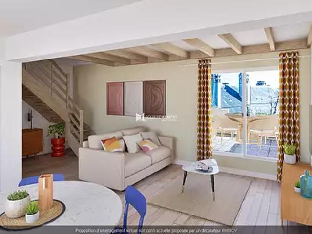 Lannemezan 65300 Achat / Vente appartement 2 pièces t2 au dernier étage terrasse