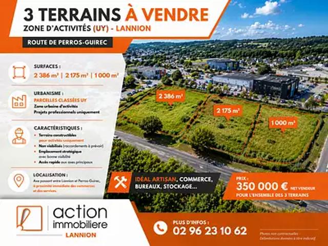 Lannion 22300 Achat / Vente terrain