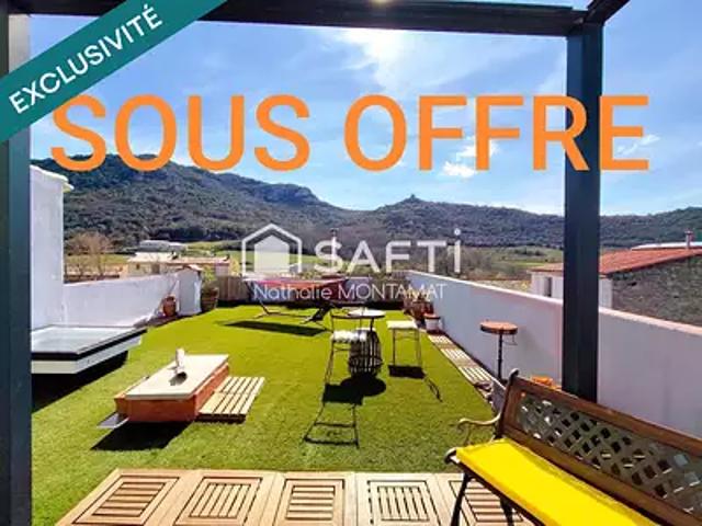 Lansac 66720 Achat / Vente maison 8 pièces t8 terrasse