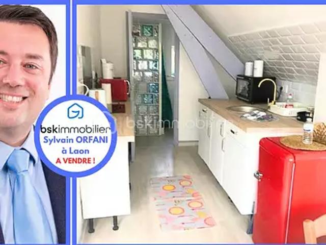 Laon 02000 Achat / Vente appartement 1 pièce t1 au dernier étage