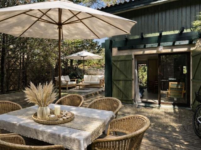 LACANAU OCEAN T3 MEUBLE PISCINE 2 TERRASSES JARDIN