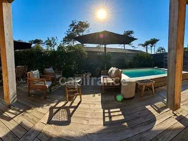 Lacanau 33680 Achat / Vente maison 10 pièces t10 piscine terrasse
