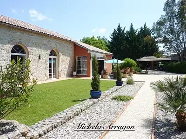 Lacépède 47360 Achat / Vente maison 11 pièces t11 piscine cave