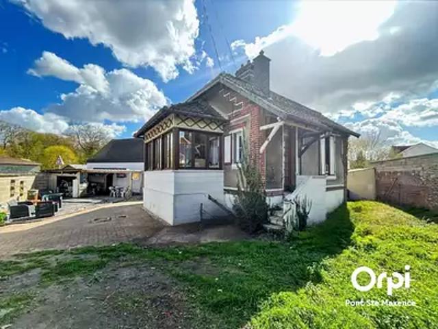 Lacroix Saint Ouen 60610 Achat / Vente maison 3 pièces t3 jardin cave