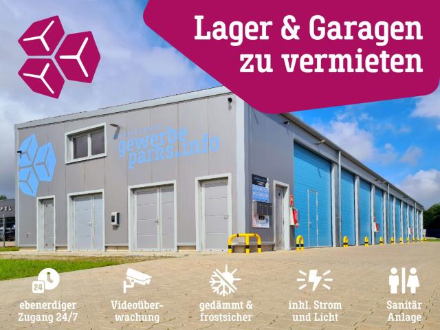 Lager Halle Gewerbehalle Garage Storage in Reinfeld bei Lübeck Autobahn A1