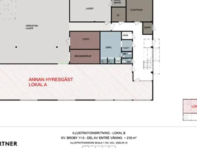 Lager/Verkstad med tillhörande kontor
