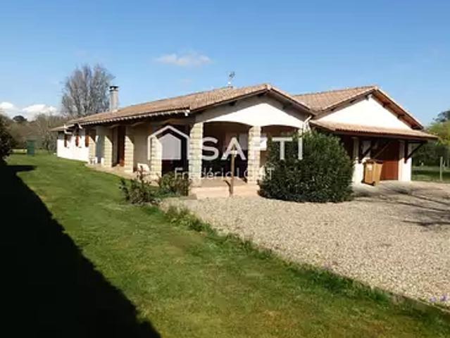 Lagorce 33230 Achat / Vente maison 6 pièces t6 terrasse
