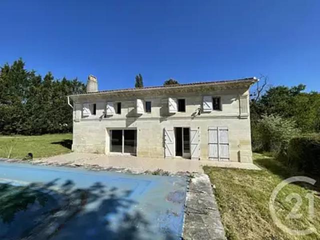 Lagorce 33230 Achat / Vente maison 7 pièces t7