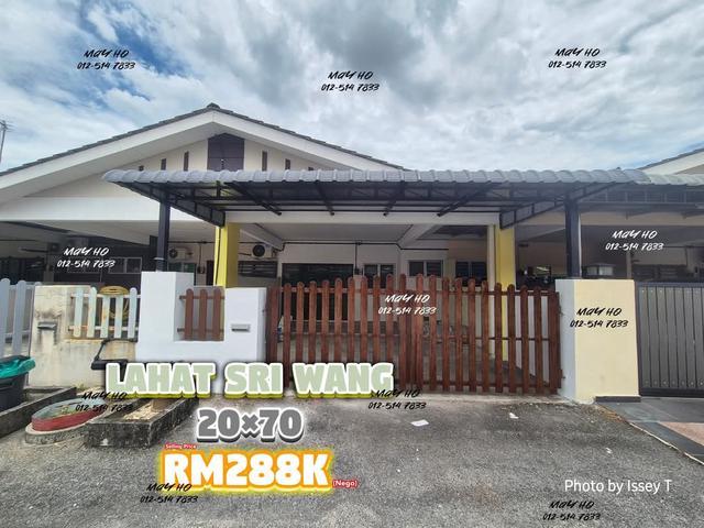 Lahat Sri Wang Single Storey Terrace House FOR SALE