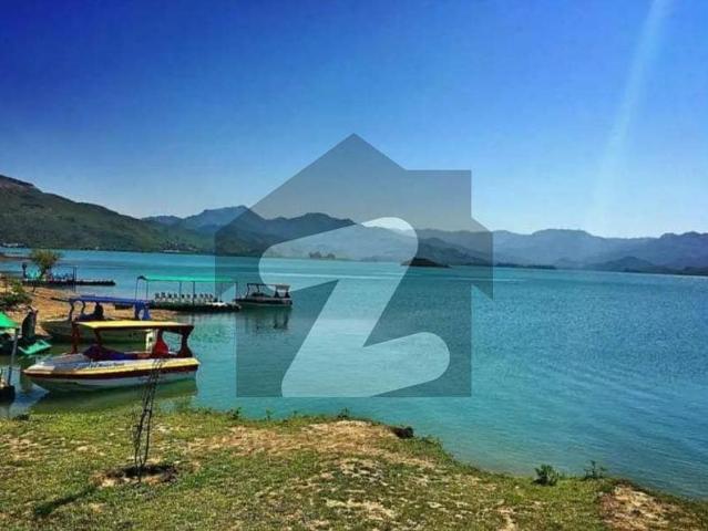 Lake Facing View 8 Marla Commercial Plot Available For Sale In Lake Shore City Islamabad Khan Pur Dam