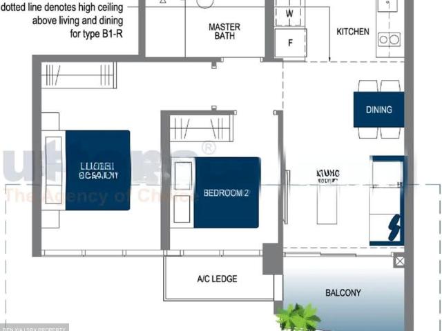 Lake Grande D22, Condominium