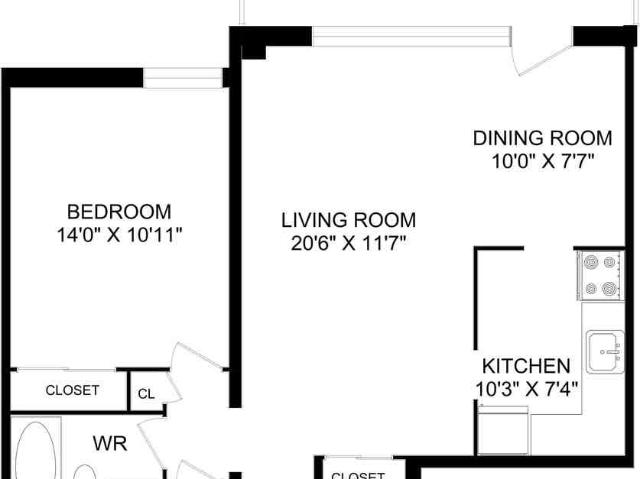 Lakewood Apartments I 1 Bedroom Apartment for Rent at 1257 Lakeshore Rd E, Mississauga, ON L5E 1G3 Lakeview