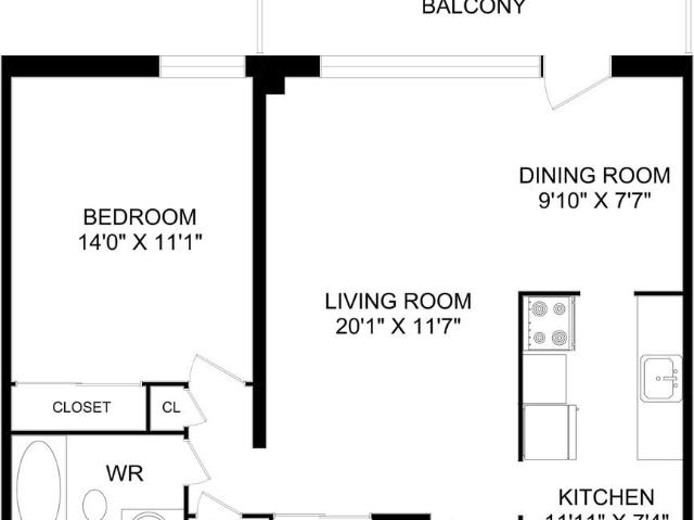 Lakewood Apartments I 1 Bedroom Apartment for Rent at 1257 Lakeshore Rd E, Mississauga, ON L5E 1G3 Lakeview