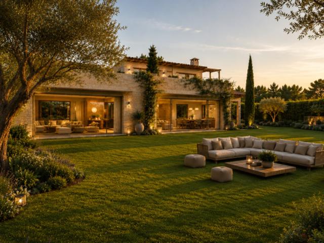 L'ART DE VIVRE TROPEZIEN AVEC JARDIN & TERRASSES XXL – MAJESTUEUX T3