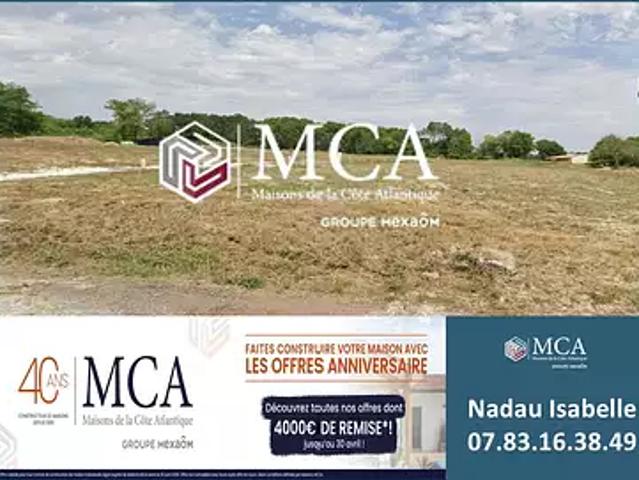 Laruscade 33620 Programme neuf terrain neuf à vendre