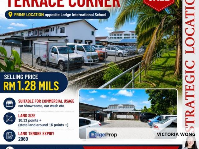 Large Land Size Double storey Terrace House Opposite Lodge International School
