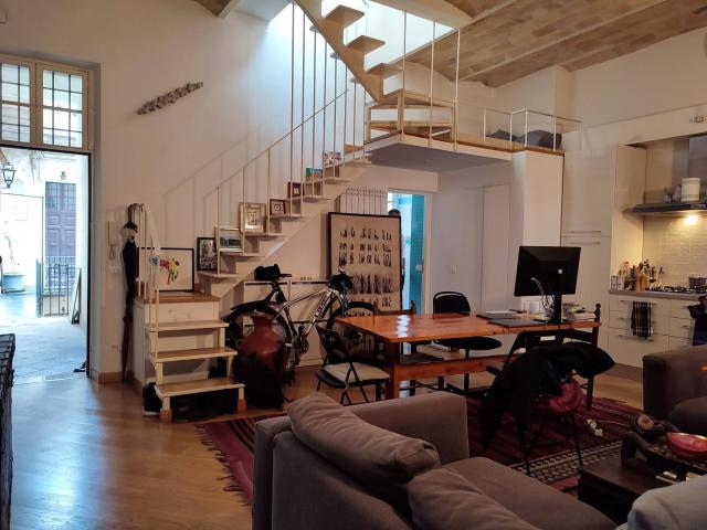 Large open lounge, 2 bedroom, terrace, Trastevere Cribmed