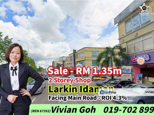 Larkin Idaman 2 Storey Shop For Sale