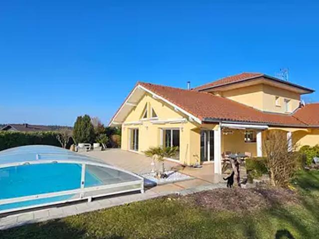 Larringes 74500 Achat / Vente maison 6 pièces t6 piscine terrasse