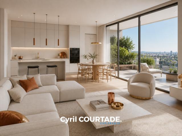 Lattes, Dpt Hérault 34, Appartement 3 pièces de 78,20 m² Terrasse cabane de 15,24 m²