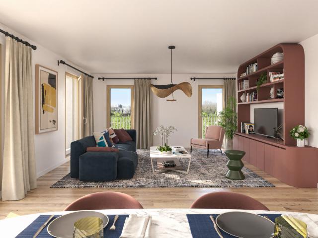 LATITUDE SEINE 4 pièces, 72 à 101 m²