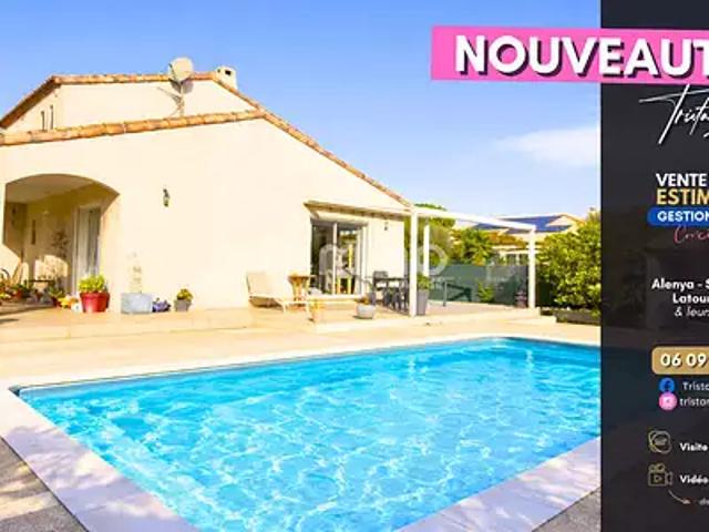 Latour Bas Elne 66200 Achat / Vente maison 5 pièces t5 piscine terrasse
