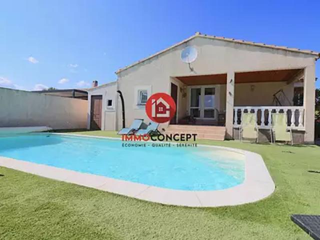 Laudun l'Ardoise 30290 Achat / Vente maison 5 pièces t5 piscine
