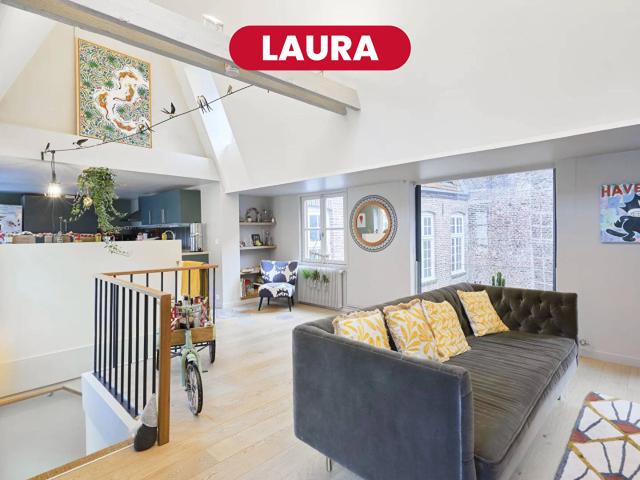 LAURA T6 de 189m2 Parking Ext. Vieux Lille prox. Citadelle