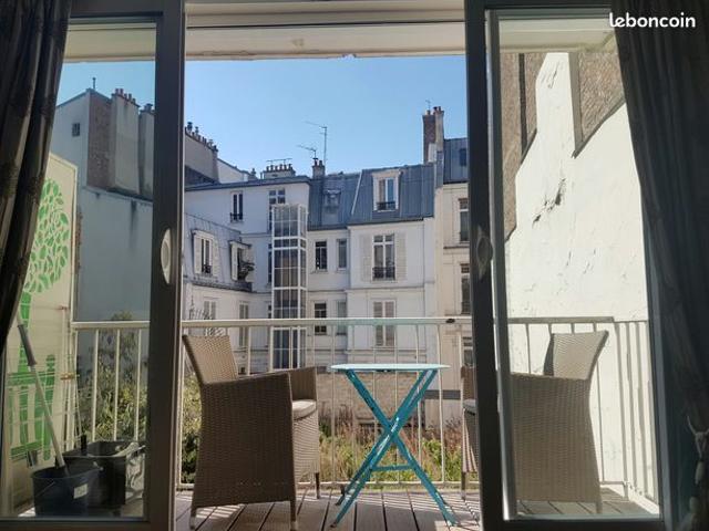 Lauriston / Étoile – 2P de 33 m² avec balcon sur jardin