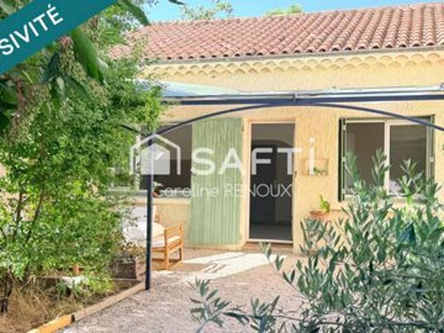 Lauris – Maison T3 de plain pied 50 m² avec jardin et garage