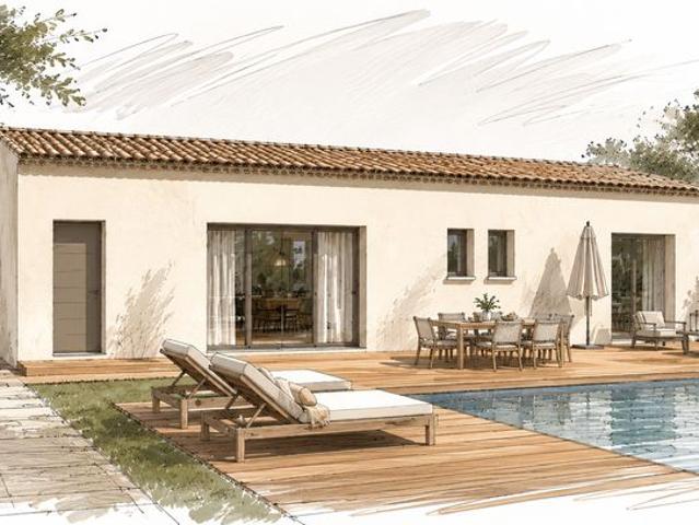 Lauris Projet villa de plain pied 103 m² + terrain viabilisé de 753 m²